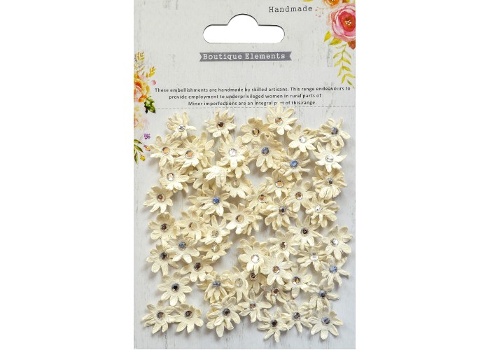 Χειροποίητα Λουλούδια Micro Jewlled Με Στρας Moon Light 60τεμ Χειροποίητα Λουλούδια Micro Jewlled Με Στρας Moon Light 60τεμ