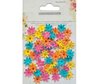 Χειροποίητα Λουλούδια Micro Jewlled Με Στρας Vivid Palette 60τεμ Χειροποίητα Λουλούδια Micro Jewlled Με Στρας Vivid Palette 60τεμ