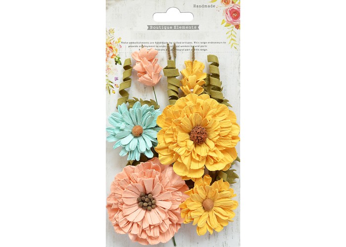 Σετ Χειροποίητα Λουλούδια Elsie Pastel Palette 10τεμ Σετ Χειροποίητα Λουλούδια Elsie Pastel Palette 10τεμ