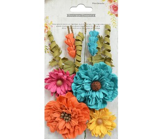 Σετ Χειροποίητα Λουλούδια Elsie Vivid Palette 10τεμ Σετ Χειροποίητα Λουλούδια Elsie Vivid Palette 10τεμ