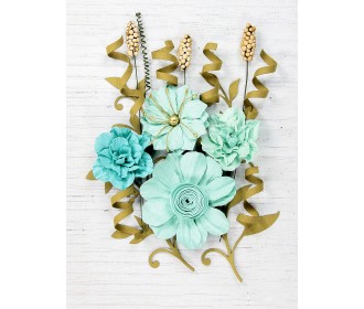 Σετ Χειροποίητα Λουλούδια Camila Arctic Ice 16τεμ Σετ Χειροποίητα Λουλούδια Camila Arctic Ice 16τεμ