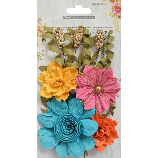 Σετ Χειροποίητα Λουλούδια Camila Vivid Palette 16τεμ