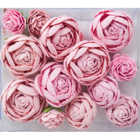 Χειροποίητα English Roses ροζ 13τεμ Χειροποίητα English Roses ροζ 13τεμ