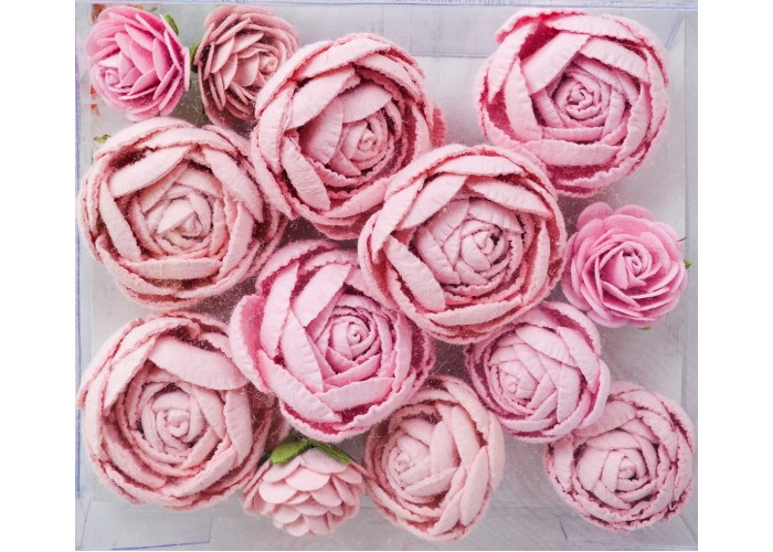 Χειροποίητα English Roses ροζ 13τεμ Χειροποίητα English Roses ροζ 13τεμ