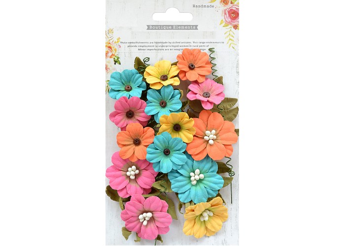 Χειροποίητα Λουλούδια Fiorella Vivid Palette 25τεμ Χειροποίητα Λουλούδια Fiorella Vivid Palette 25τεμ