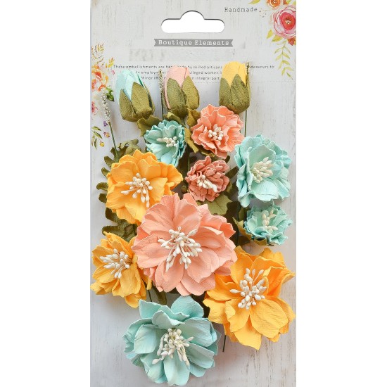 Σετ Χειροποίητα Λουλούδια Natalie Pastel Palette  20τεμ