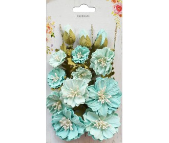 Σετ Χειροποίητα Λουλούδια Arctic Ice 20τεμ