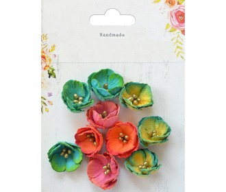 Χειροποίητα Λουλούδια Daisies Vivid Palette 10τεμ