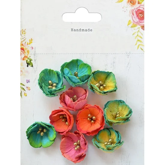 Χειροποίητα Λουλούδια Daisies Vivid Palette 10τεμ