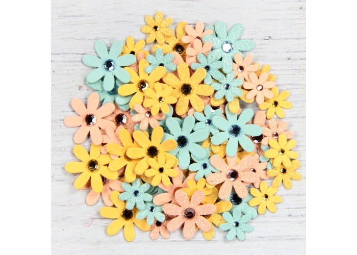 Χειροποίητα λουλούδια Sparkle Florettes Pastel Palette 80τεμ Χειροποίητα λουλούδια Sparkle Florettes Pastel Palette 80τεμ