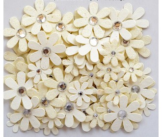 Χειροποίητα λουλούδια Sparkle Florettes Moon Light 80τεμ Χειροποίητα λουλούδια Sparkle Florettes Moon Light 80τεμ