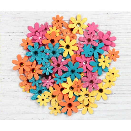 Χειροποίητα λουλούδια Sparkle Florettes Vivid Palette 80τεμ Χειροποίητα λουλούδια Sparkle Florettes Vivid Palette 80τεμ