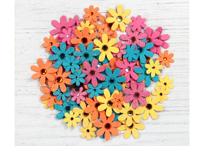 Χειροποίητα λουλούδια Sparkle Florettes Vivid Palette 80τεμ Χειροποίητα λουλούδια Sparkle Florettes Vivid Palette 80τεμ