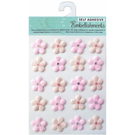 Χειροποίητα Λουλούδια με στρασάκι Daisies Raspberry Ice 20τεμ Χειροποίητα Λουλούδια με στρασάκι Daisies Raspberry Ice 20τεμ