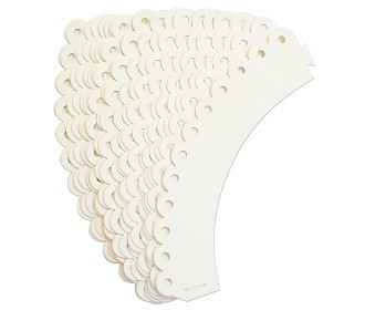 Cup Cake Wrapper πουά 4.3 x 20cm Cream 20τεμ  Cup Cake Wrapper πουά 4.3 x 20cm Cream 20τεμ