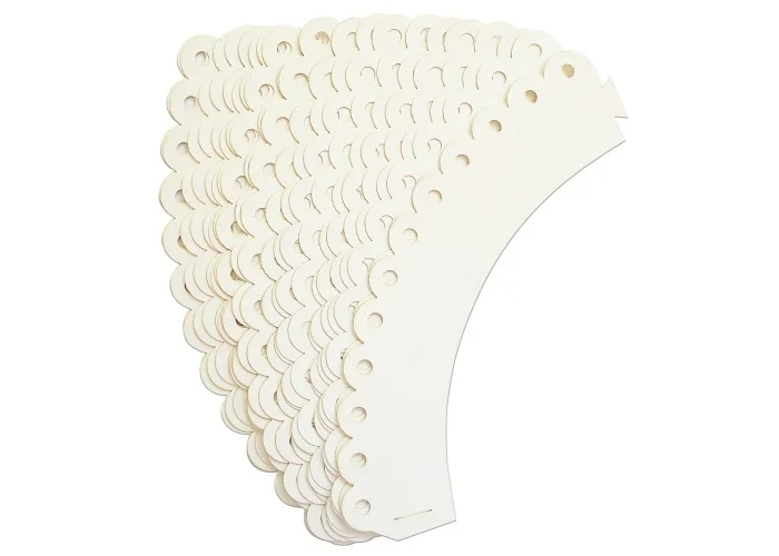 Cup Cake Wrapper πουά 4.3 x 20cm Cream 20τεμ 