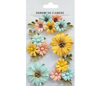 Χειροποίητα Λουλούδια Sunshine And Lemonade 5τεμ Χειροποίητα Λουλούδια Sunshine And Lemonade 5τεμ