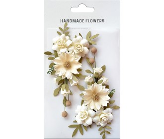 Χειροποίητα λουλούδια σύνθεση Amor Mio 2τεμ