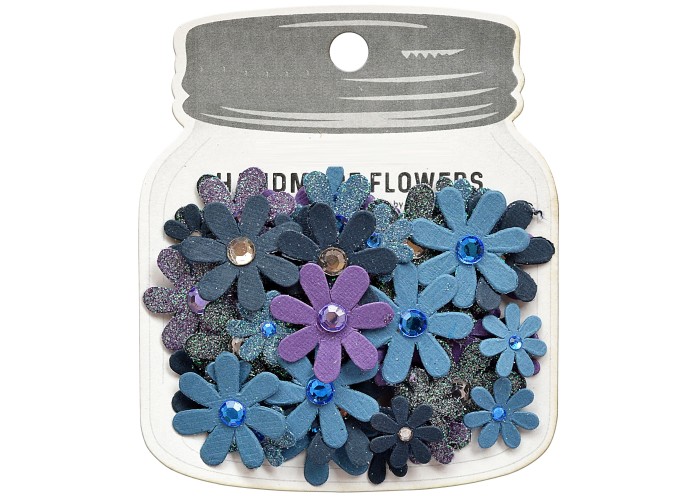 Χειροποίητα λουλούδια Sparkle Florettes Purple Passion 60τεμ Χειροποίητα λουλούδια Sparkle Florettes Purple Passion 60τεμ