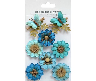 Χειροποίητα Λουλούδια Arcadia Aqua Medley Stories 8τεμ