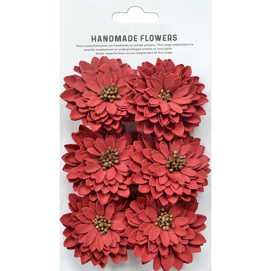 Χειροποίητα Χρυσάνθεμα Nancy Poppies And Roses 6τεμ Χειροποίητα Χρυσάνθεμα Nancy Poppies And Roses 6τεμ
