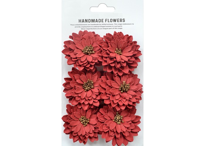 Χειροποίητα Χρυσάνθεμα Nancy Poppies And Roses 6τεμ Χειροποίητα Χρυσάνθεμα Nancy Poppies And Roses 6τεμ