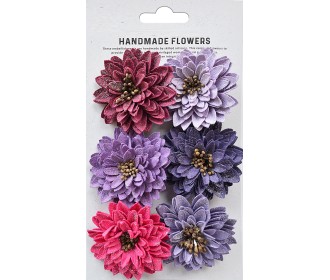 Χειροποίητα Χρυσάνθεμα Nancy Birds And Berries 6τεμ