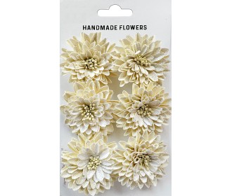 Χειροποίητα Χρυσάνθεμα Nancy Shabby Chic Bouquet 6τεμ