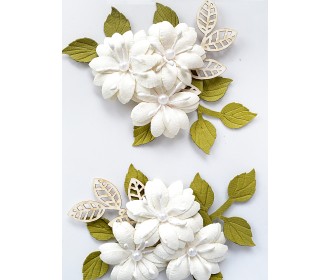 Χειροποίητα Λουλούδια Gianna Shabby Chic Bouquet 2σετ