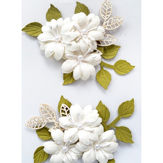 Χειροποίητα Λουλούδια Gianna Shabby Chic Bouquet 2σετ