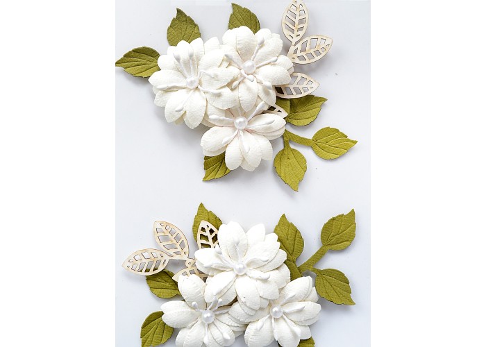 Χειροποίητα Λουλούδια Gianna Shabby Chic Bouquet 2σετ