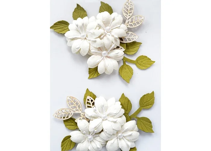 Χειροποίητα Λουλούδια Gianna Shabby Chic Bouquet 2σετ
