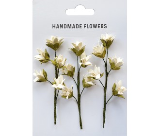 Χειροποίητα μπουκέτα λουλούδια Shabby Chic Bouquet 3τεμ