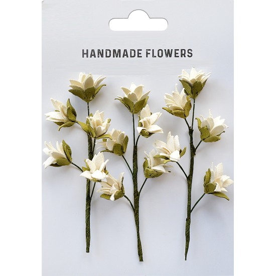 Χειροποίητα μπουκέτα λουλούδια Shabby Chic Bouquet 3τεμ
