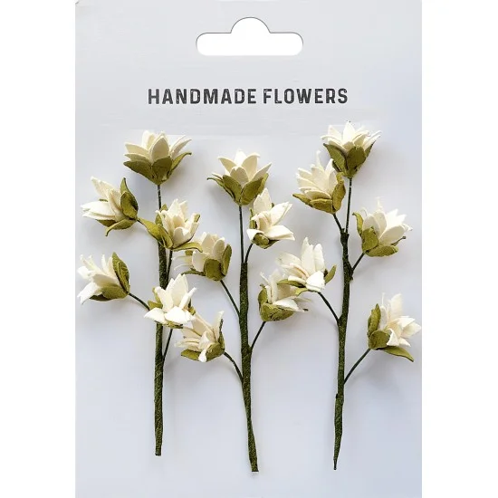 Χειροποίητα μπουκέτα λουλούδια Shabby Chic Bouquet 3τεμ