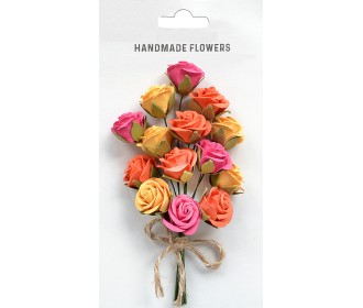 Μπουκέτο τριαντάφυλλα Boho 14τεμ