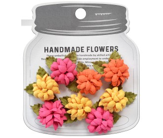 Χειροποίητα λουλούδια  Boho Dreams 8τεμ