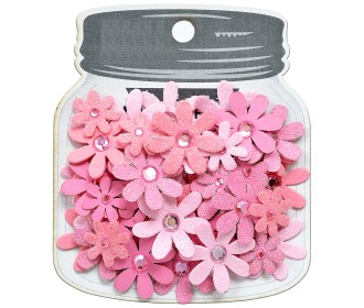 Χειροποίητα λουλούδια Sparkle Florettes Celebrate Life 60τεμ