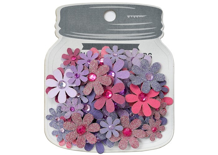 Χειροποίητα λουλούδια Sparkle Florettes Birds And Berries 60τεμ Χειροποίητα λουλούδια Sparkle Florettes Birds And Berries 60τεμ