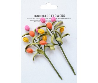 Χειροποίητα μπουκέτα λουλούδια Τουλίπες Boho Dreams 2τεμ