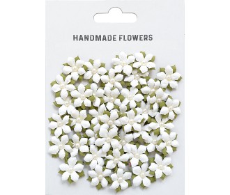 Μικρά χειροποίητα λουλούδια Shabby Chic Bouquet 40τεμ