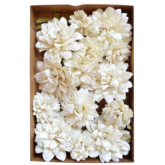 Σετ Χειροποίητα Λουλούδια Celestina Shabby Chic Bouquet 20τεμ