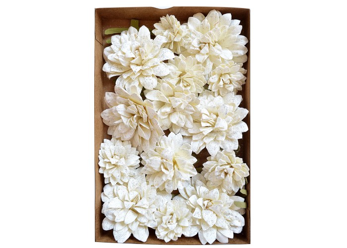 Σετ Χειροποίητα Λουλούδια Celestina Shabby Chic Bouquet 20τεμ