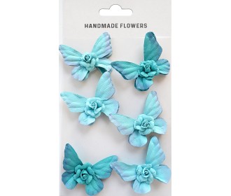 Xειροποίητες Διακοσμητικές Πεταλούδες Songs Of The Sea 6τεμ