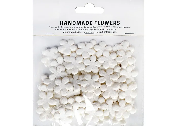 Χειροποίητα Λουλούδια Janice Shabby Chic Bouquet 100τεμ 1,7cm