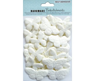 Αυτοκόλλητες Χειροποίητες πεταλούδες Flutter Shabby Chic Bouquet  36τεμ Αυτοκόλλητες Χειροποίητες πεταλούδες Flutter Shabby Chic Bouquet  36τεμ