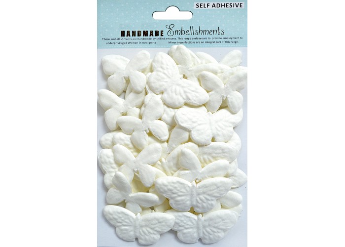 Αυτοκόλλητες Χειροποίητες πεταλούδες Flutter Shabby Chic Bouquet 36τεμ Αυτοκόλλητες Χειροποίητες πεταλούδες Flutter Shabby Chic Bouquet 36τεμ