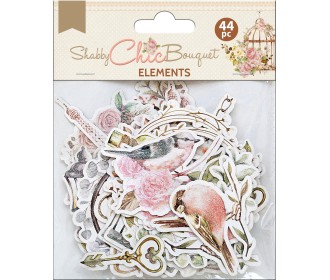 Διακοσμητικά Shabby Chic Bouquet 44τεμ