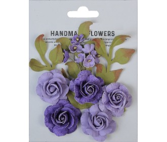 Χειροποίητα λουλούδια Erika Lavender Whisper 7τεμ Χειροποίητα λουλούδια Erika Lavender Whisper 7τεμ