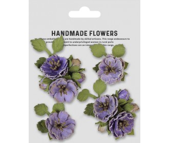 Χειροποίητα λουλούδια Kailey Lavender Whisper 4τεμ Χειροποίητα λουλούδια Kailey Lavender Whisper 4τεμ